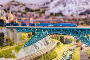 天台县桥梁模型